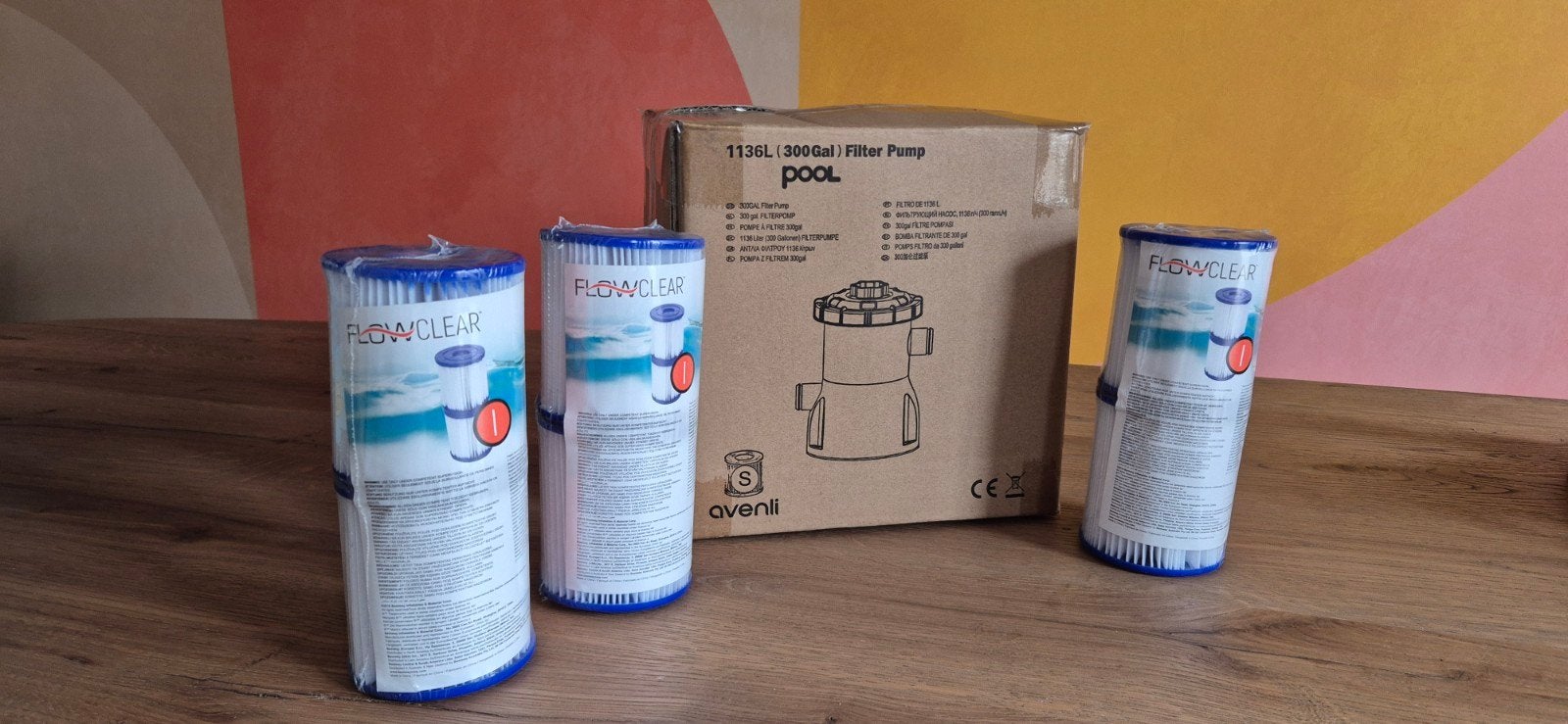 Avenli 1136L Filterpomp met 6 FlowClear filters - Nieuw!, Tuin en Terras, Ophalen of Verzenden