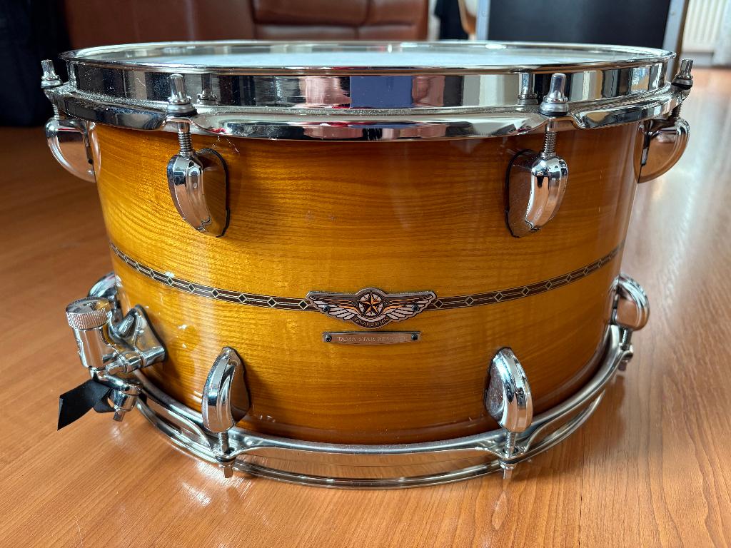 Unieke Tama Starclassic Maple/Bubinga snaredrum 15 x 8, Muziek en Instrumenten, Drumstellen en Slagwerk, Ophalen, Gebruikt, Tama