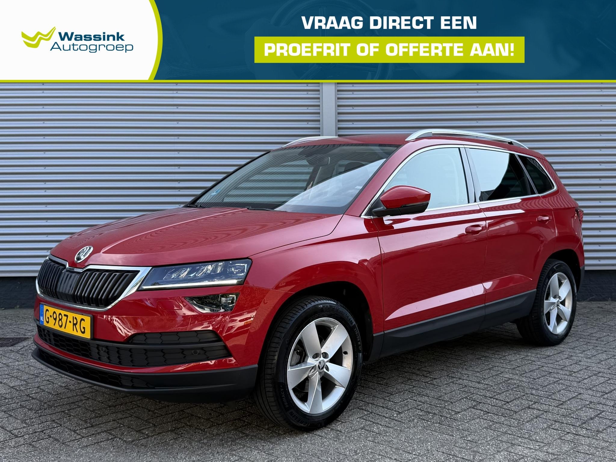 Skoda Karoq 1.0 TSI Business Edition | Camera | Climate Cont, Auto's, Voorwielaandrijving, Stof, Gebruikt, 116 pk