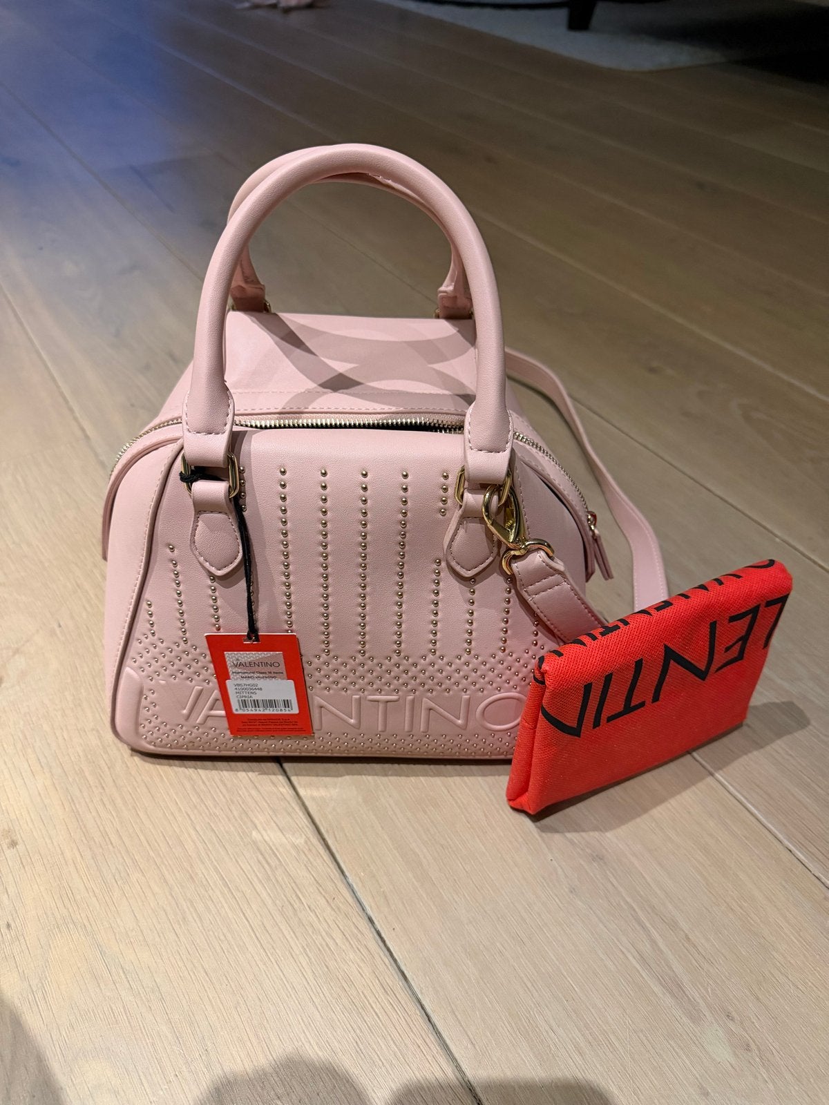 Valentino Handtas Roze met Studs - Nieuw, Ophalen of Verzenden, Nieuw, Roze, Handtas