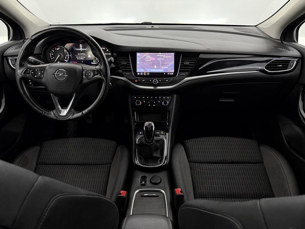 Opel Astra 1.5 CDTI Elegance Half leder, Navi, Camera, Stoel, Gebruikt, Euro 6, Leder en Stof, 122 pk