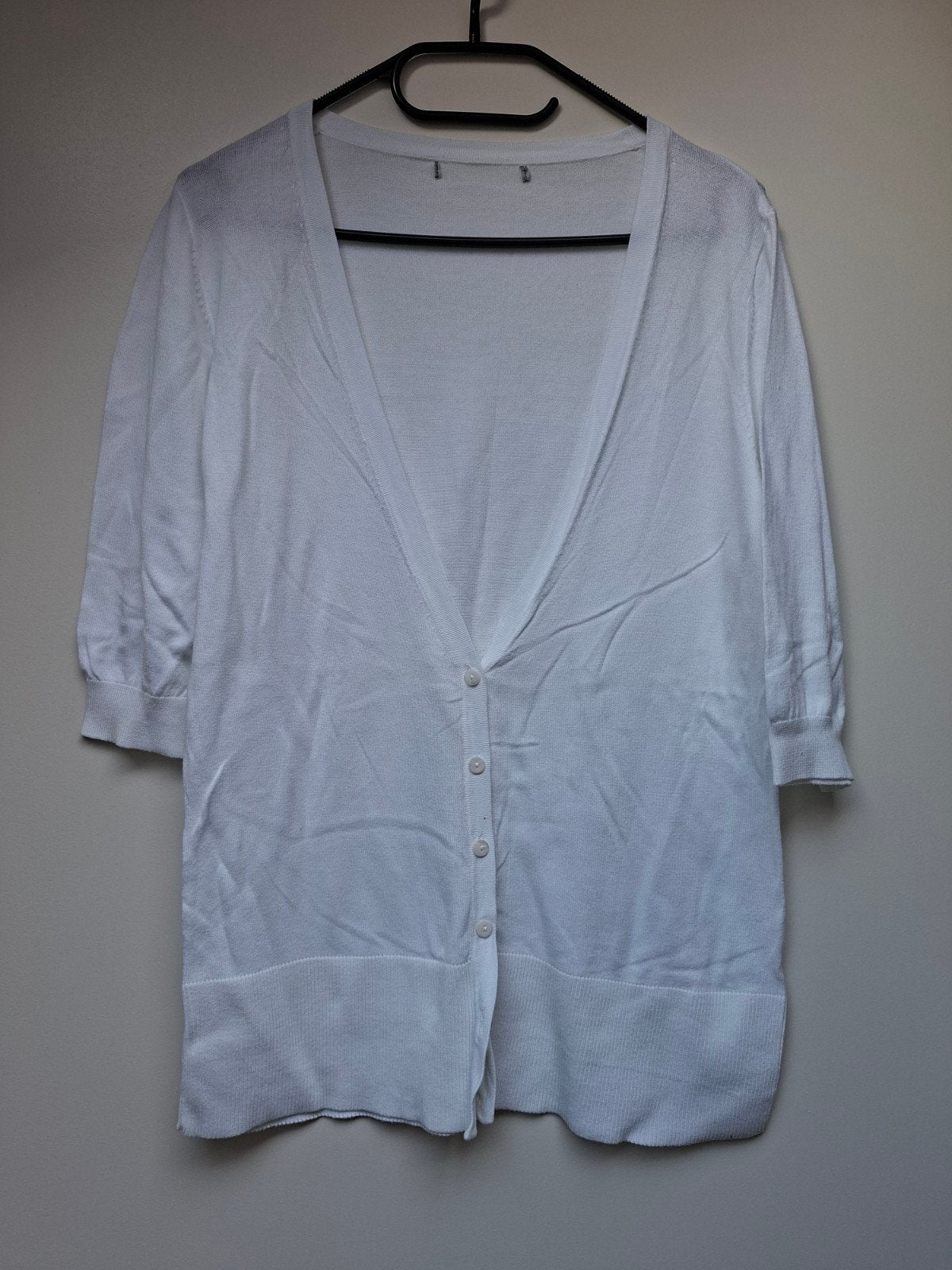 Wit vest Miss Etam - maat L, Kleding | Dames, Truien en Vesten, Wit, Maat 42/44 (L), Ophalen of Verzenden, Miss Etam