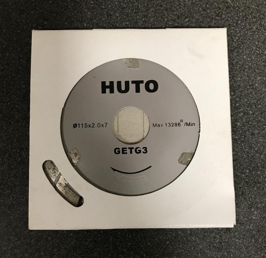 Nieuwe zaag/slijpschijven voor beton/asfalt, Huto, div afm, Nieuw, Ophalen of Verzenden, Afkortzaag, 30 tot 70 mm