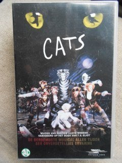 VHS video musical CATS, Ophalen, Nederlands ondertiteld, Alle leeftijden, Overige soorten
