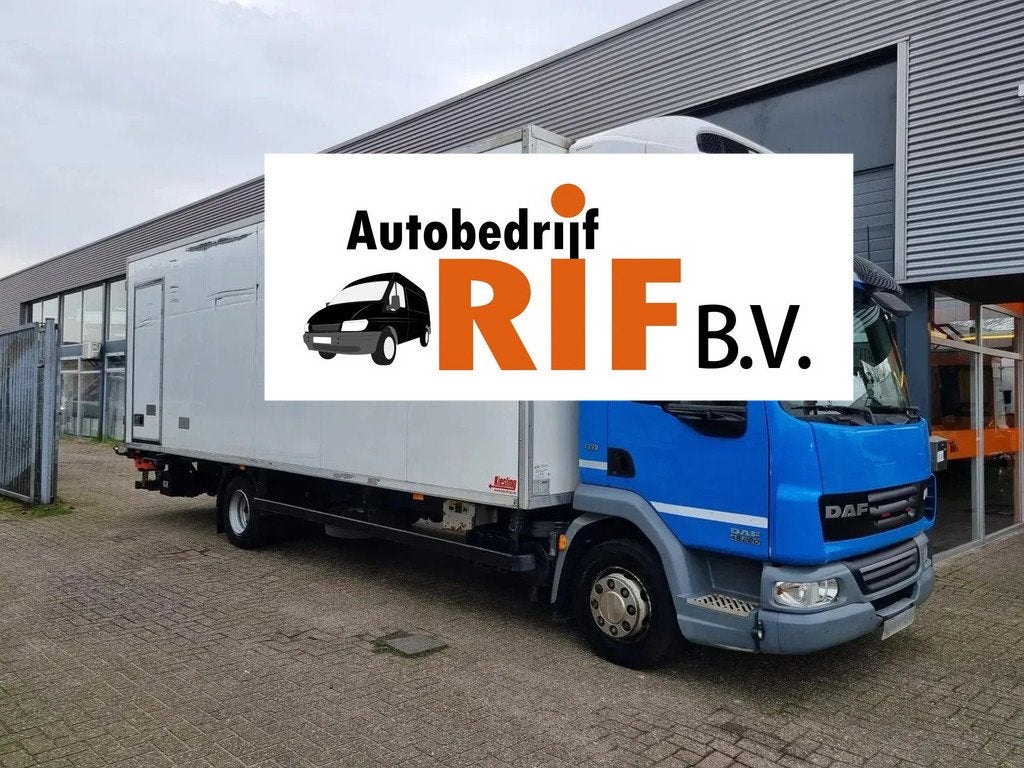DAF LF 45.220 Kuhlkoffer Thermoking T1000R LBW ST380V EURO E, Auto's, Euro 5, Zwart, Blauw, Bedrijf