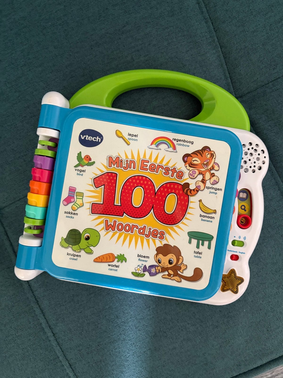 VTech Mijn Eerste 100 Woordjes - Interactief Leerboek, Kinderen en Baby's, Ophalen of Verzenden, Zo goed als nieuw, 6 maanden tot 2 jaar