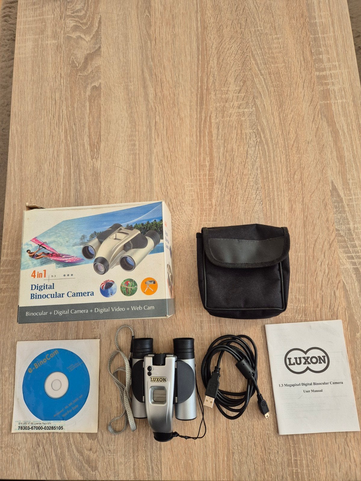 Luxon 4-in-1 Digitale Verrekijker met Camera en WebCam, Minder dan 8x, Overige typen, Ophalen of Verzenden, Zo goed als nieuw