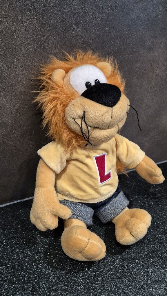 Loeki de Leeuw knuffel Basis Geel, 32cm. 5A12, Tweedehands verkoop, Tweedehands verkoop, Gebruikt, Overige typen