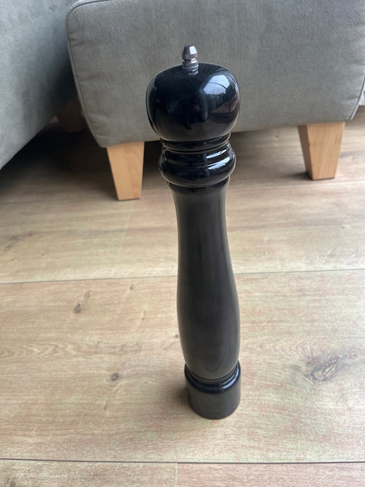BergHOFF Essentials Pepermolen - Zwart (43cm hoog), Overige typen, Hout, Ophalen of Verzenden, Zo goed als nieuw