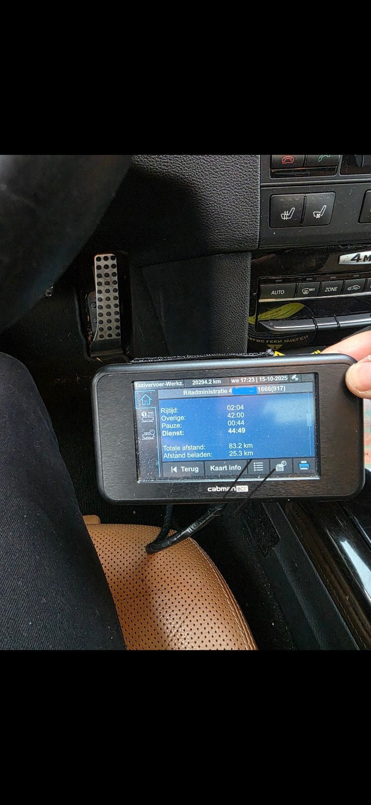 Cabman BCT Boordcomputer Taxi met g3 update, Ophalen of Verzenden, Gebruikt