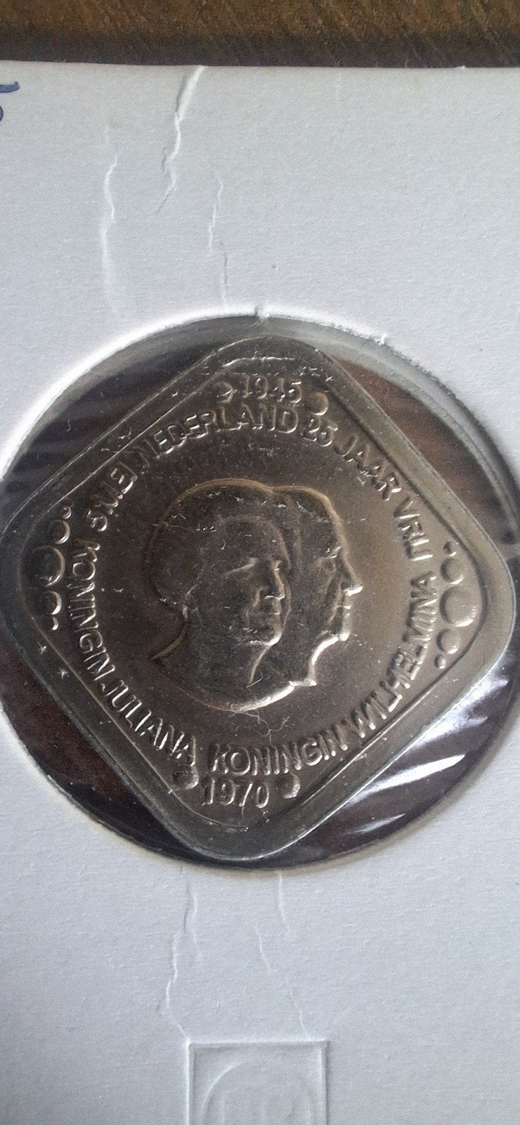 5 Mei 25 Jaar Vrijheid 1945-1970 Herdenkingsmunt, Ophalen of Verzenden