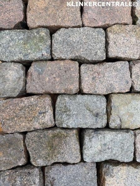50m2 gemêleerd zweeds graniet kinderkoppen natuursteen klink, Tuin en Terras, Tegels en Klinkers, Bij dit gebruikte product niet te achterhalen