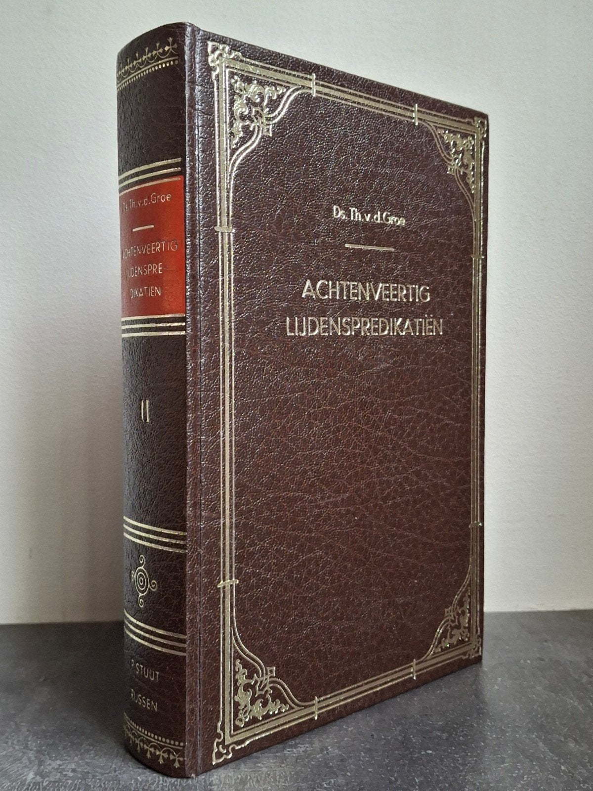 Th. v.d. Groetjes- Achtenveertig lijdensweg predikatien, Ophalen of Verzenden, Gelezen, Christendom | Protestants