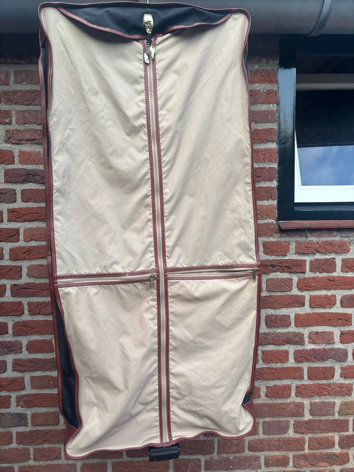 Samsonite Kledinghoes - Ideaal voor Reizen, 30 cm of meer, Gebruikt, Beige, 75 cm of meer