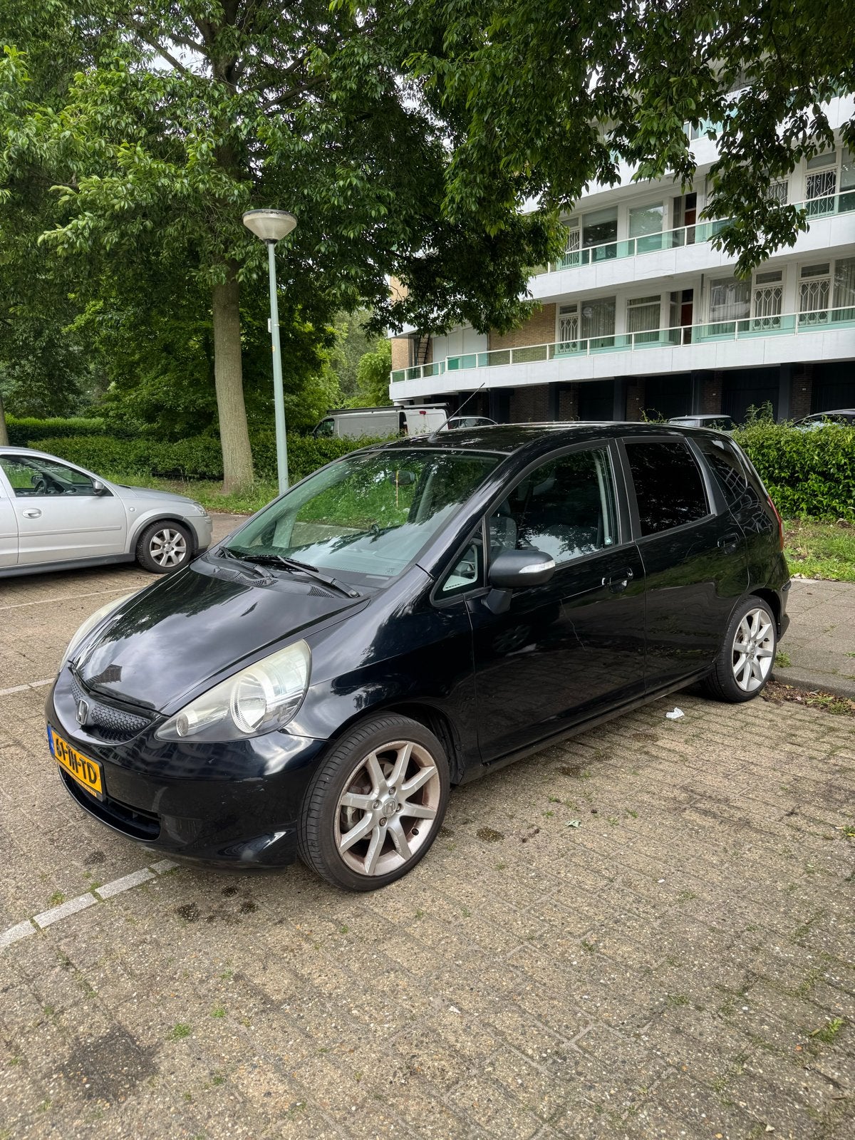 Honda Jazz 1.4 I CVT 2006 Zwart, Auto's, Honda, Particulier, Jazz, Airconditioning, Benzine, B, Hatchback, Automaat, Origineel Nederlands