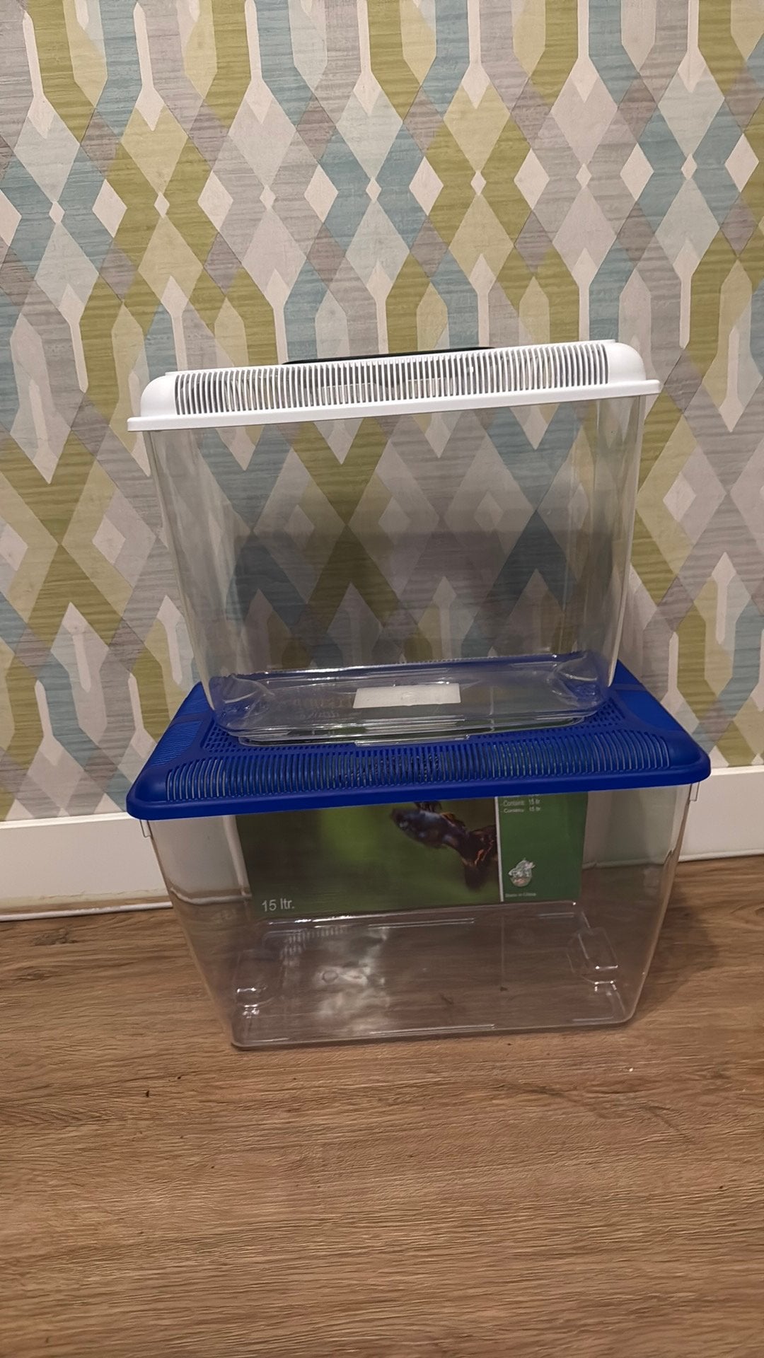 Plastic aquarium, Dieren en Toebehoren, Ophalen, Nieuw