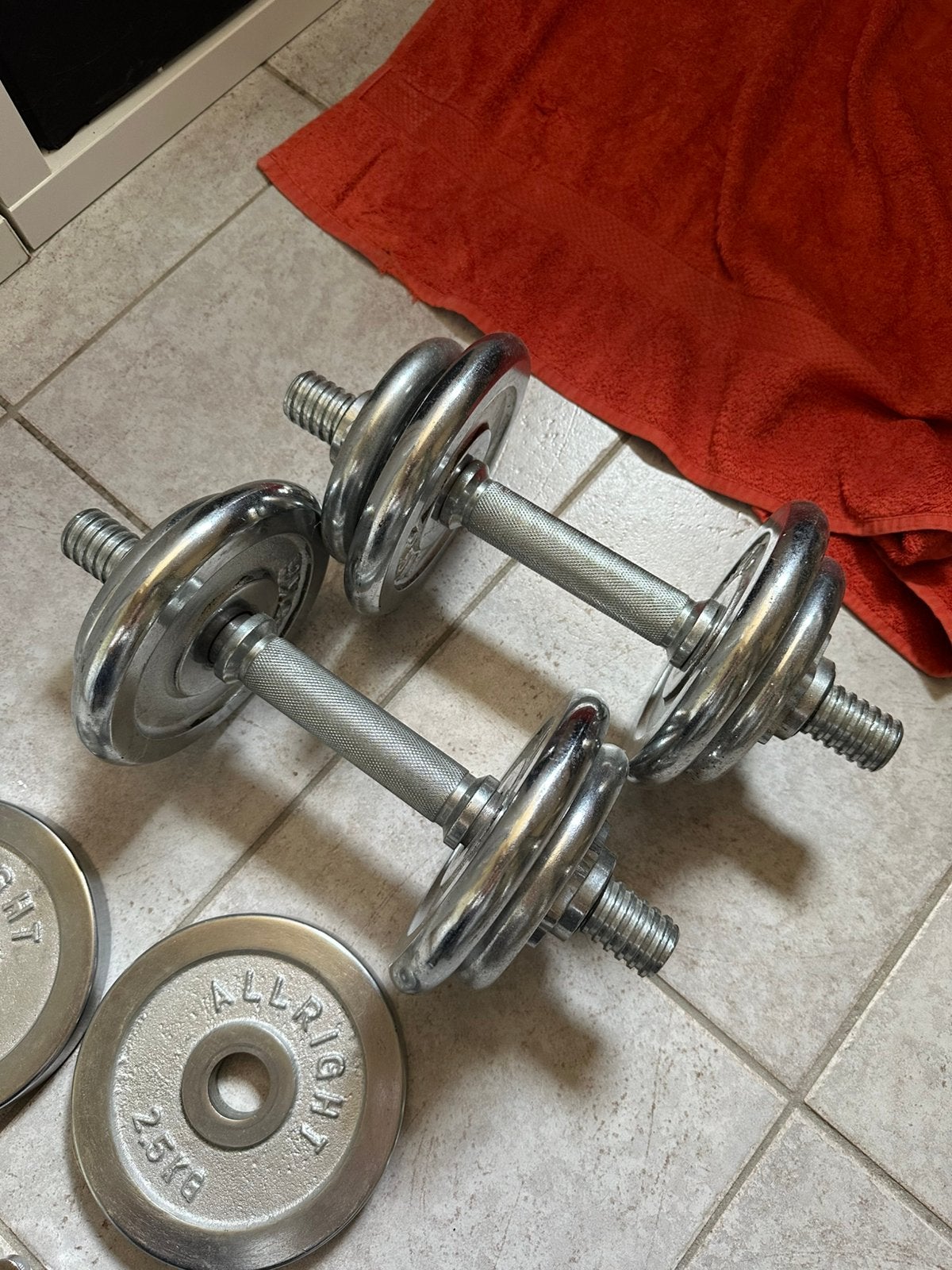 Dumbells, Sport en Fitness, Fitnessmaterialen, Ophalen, Gebruikt, Dumbbell