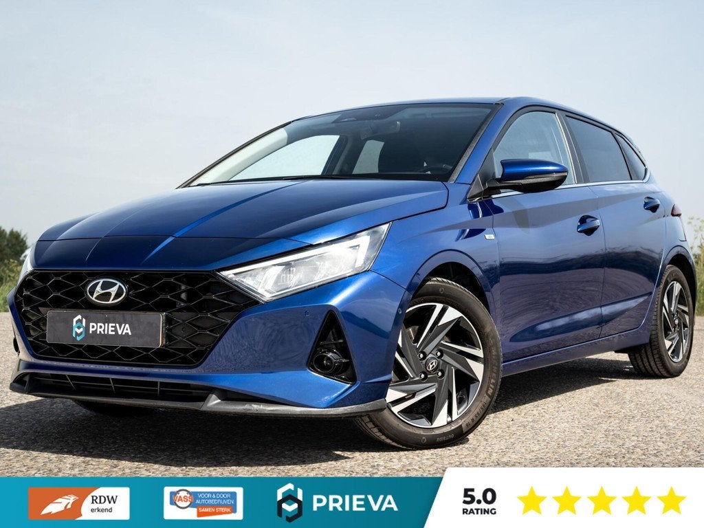 Hyundai i20 1.0 T-GDI Sport BOSE Sound, Auto's, Gebruikt, Blauw, Origineel Nederlands, Bedrijf