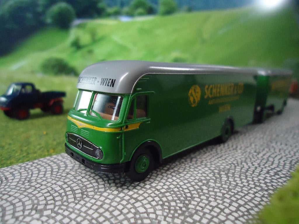 Mercedes Benz 322 Pullmann Ackermann - Brekina Schenker Wien, Ophalen of Verzenden, Gebruikt, Bus of Vrachtwagen, Brekina