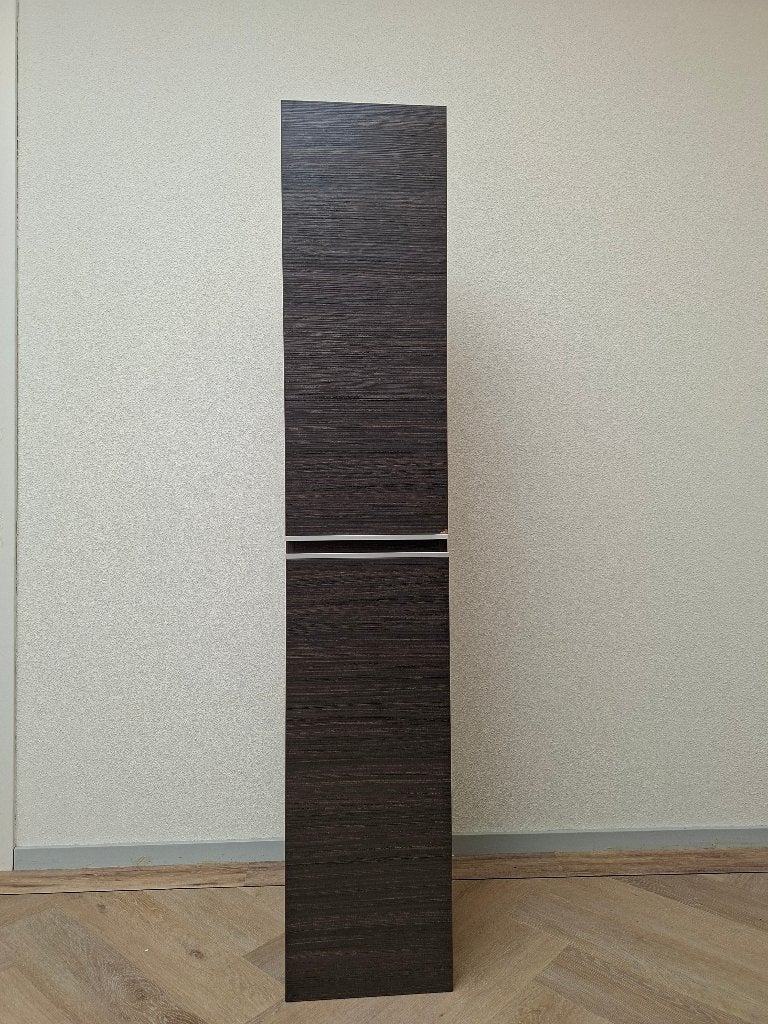 Tigris Kolomkast Houtnerf Grijs 160x30x30 cm – Showroommodel, Ophalen, (Half)hoge kast, Minder dan 50 cm, Nieuw