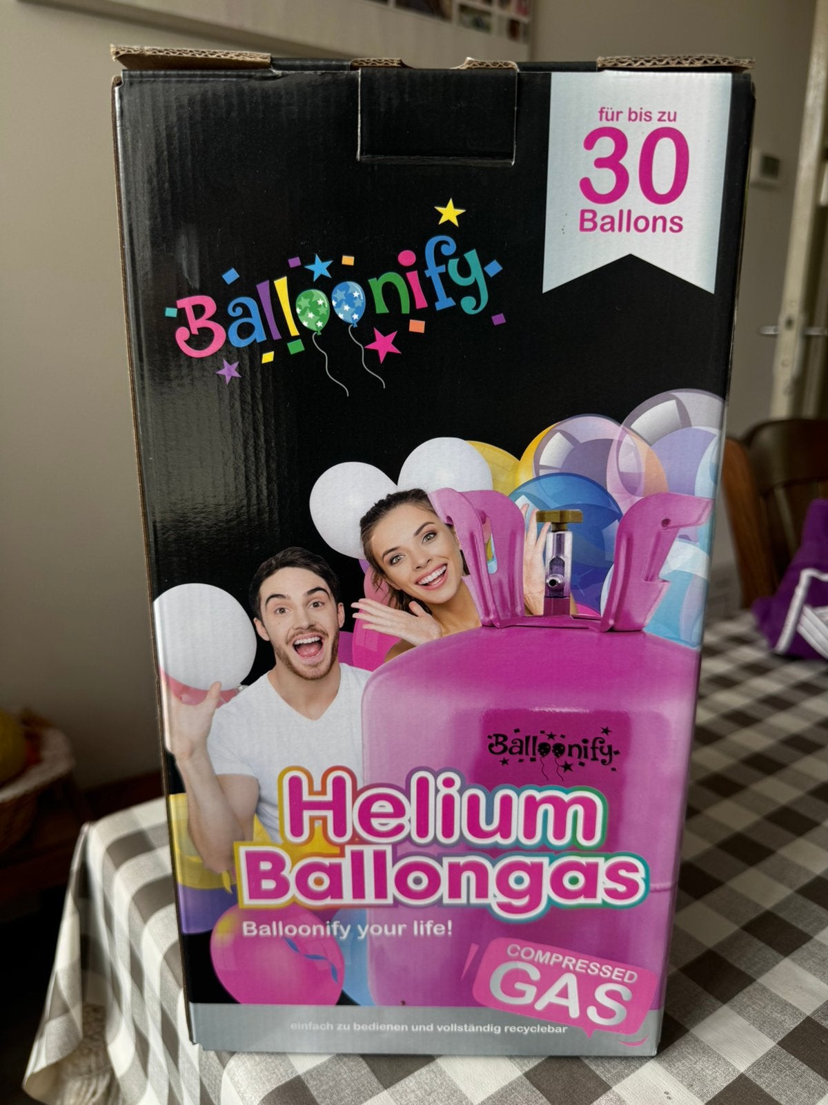 Helium Ballongas, Ophalen of Verzenden, Zo goed als nieuw