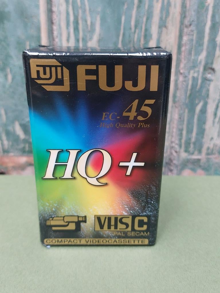Fuji EC-45 HQ+ VHS-C Compact Videocassette, Ophalen of Verzenden, Nieuw in verpakking