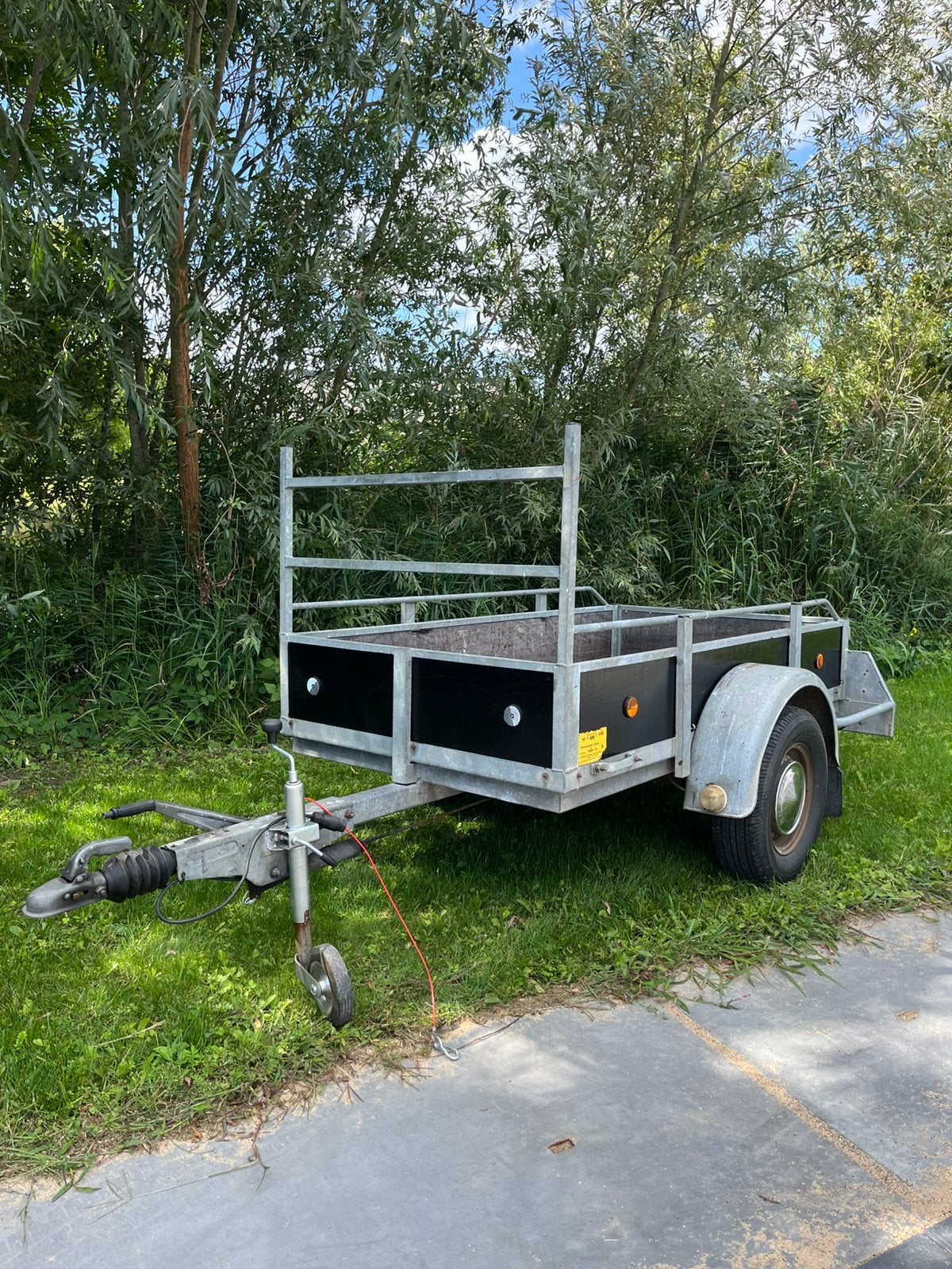 Aanhanger 750 kg Geremd, Ophalen, Zo goed als nieuw