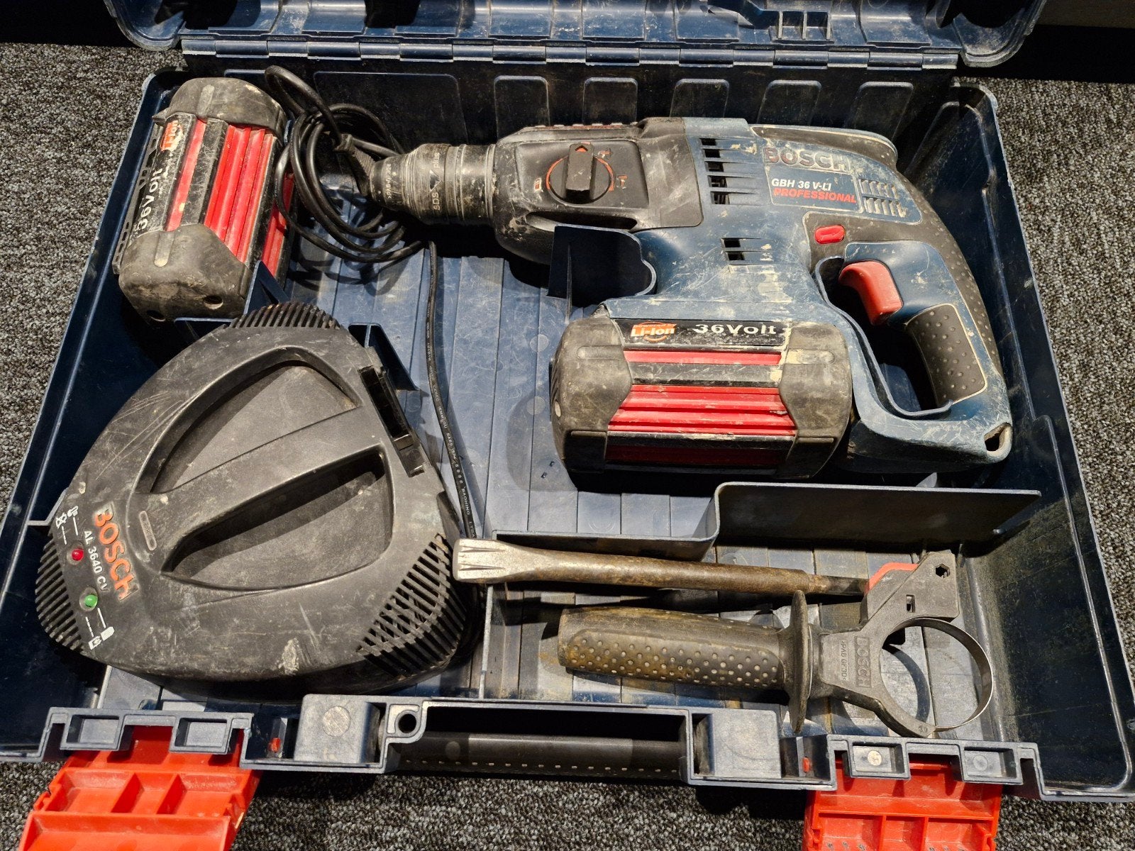 Bosch Combihamer 36V, Ophalen of Verzenden, Gebruikt, Boor- en/of Breekhamer, Klopboormechanisme