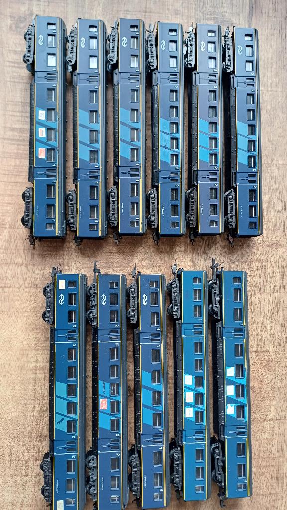 ns wagons lima 11 stuks, Gebruikt, Gelijkstroom, Analoog, Wagon