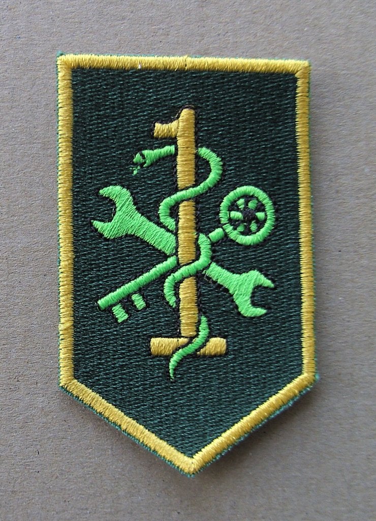 DT2000 embleem  -  Logistieke Brigade, Ophalen of Verzenden, Landmacht, Nederland, Embleem of Badge