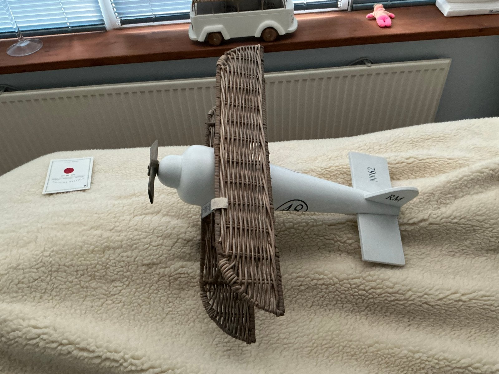 Riviera Maison Limited Edition Rustic Rattan Plane, Zo goed als nieuw, Ophalen, Overige merken, Groter dan 1:32