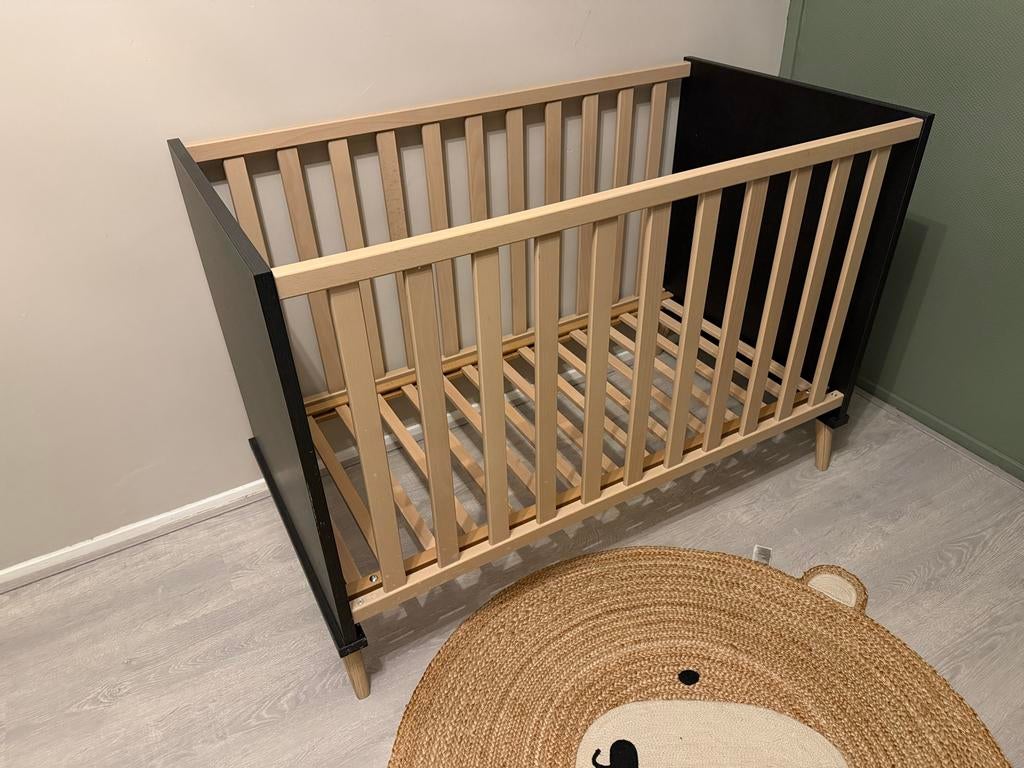 Nette 3 delige babykamer zwart/hout Prenatal, Kinderen en Baby's, Kinderkamer | Complete kinderkamers, Ophalen, Gebruikt, Jongetje of Meisje