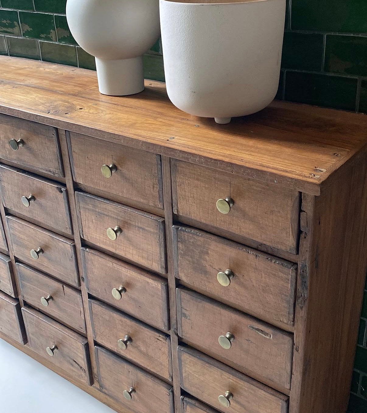 Antieke Teakhouten Ladekast / Dressoir - Empire Interior, Ophalen