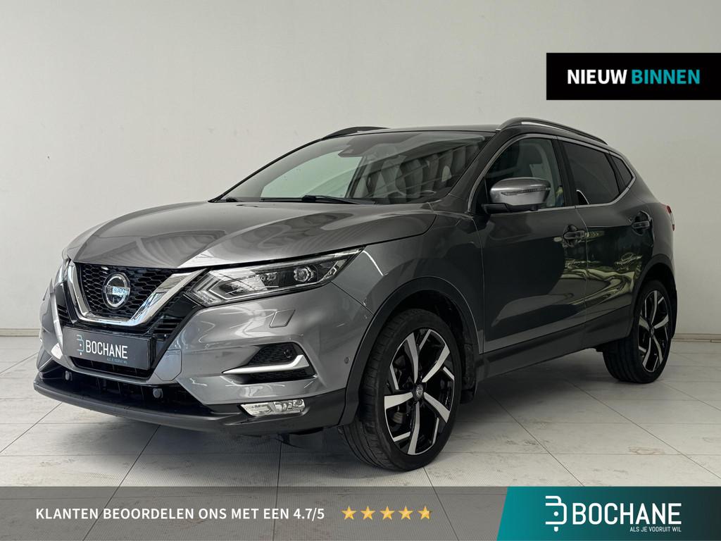 Nissan Qashqai 1.3 DIG-T Tekna + | Navigatie | Trekhaak | Pa, Voorwielaandrijving, 687 kg, Gebruikt, Met garantie (alle)