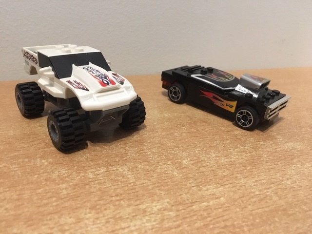 lego race auto's, Gebruikt, Lego, Ophalen of Verzenden, Racers
