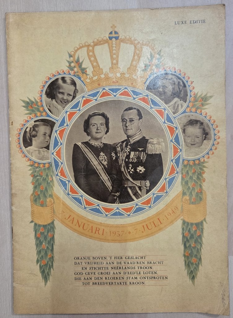 Speciale uitgave Juliana en Bernhard 1949, Ophalen of Verzenden, Gebruikt, Nederland, Tijdschrift of Boek
