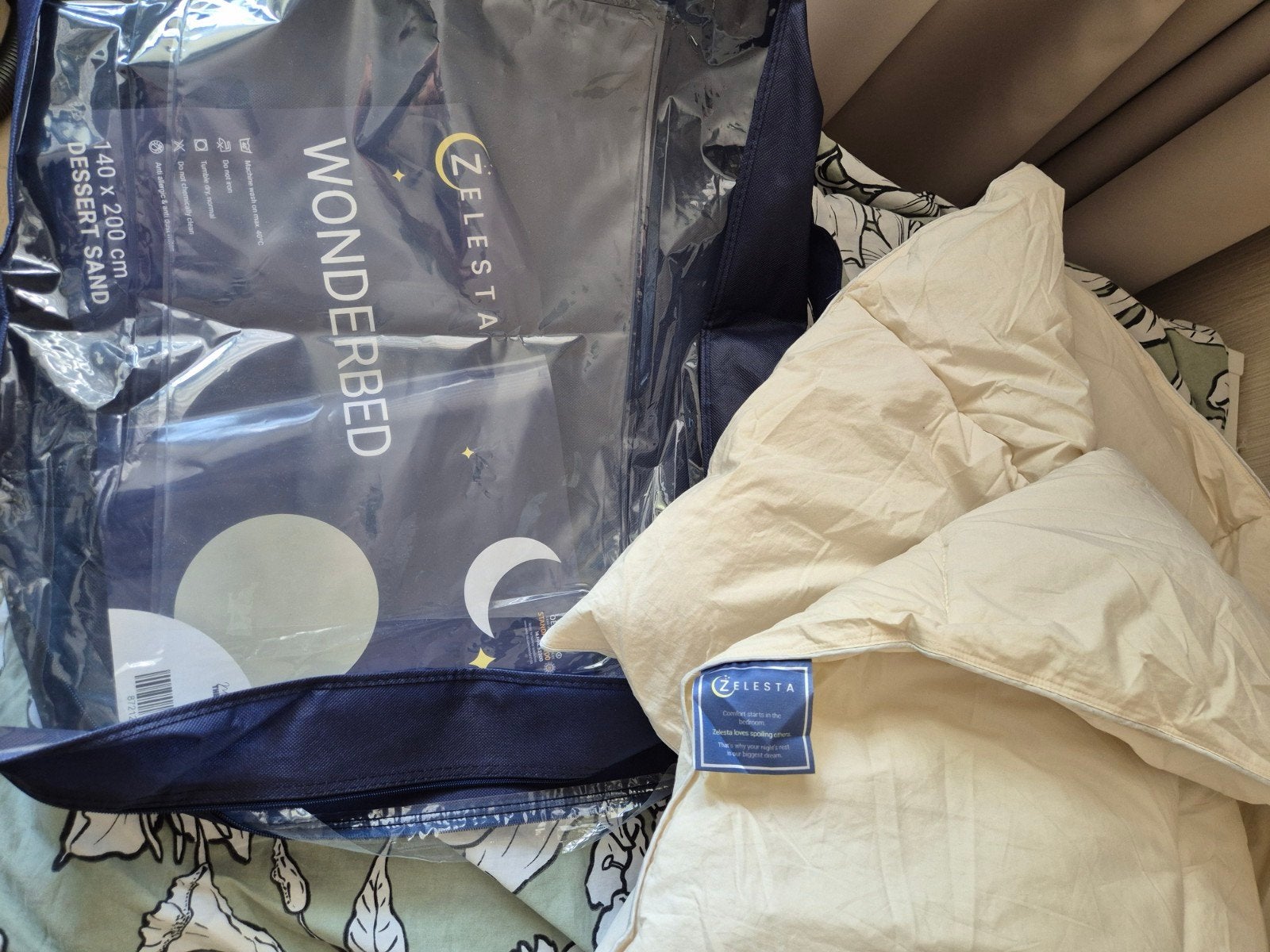 Zelesta wonderbed, Eenpersoons, Wit, Ophalen of Verzenden, Deken of Dekbed