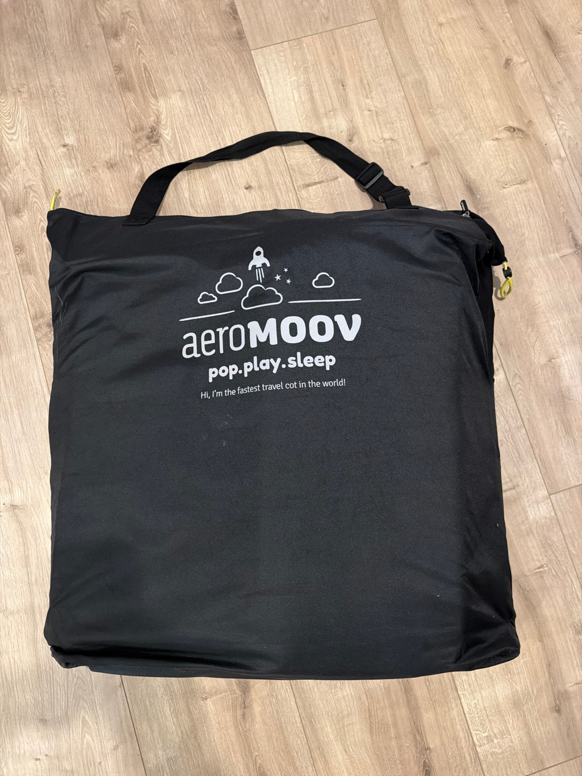 AeroMoov Reisbedje - Pop-up Reiswieg Zwart, Ophalen of Verzenden, Nieuw, Reisbedje