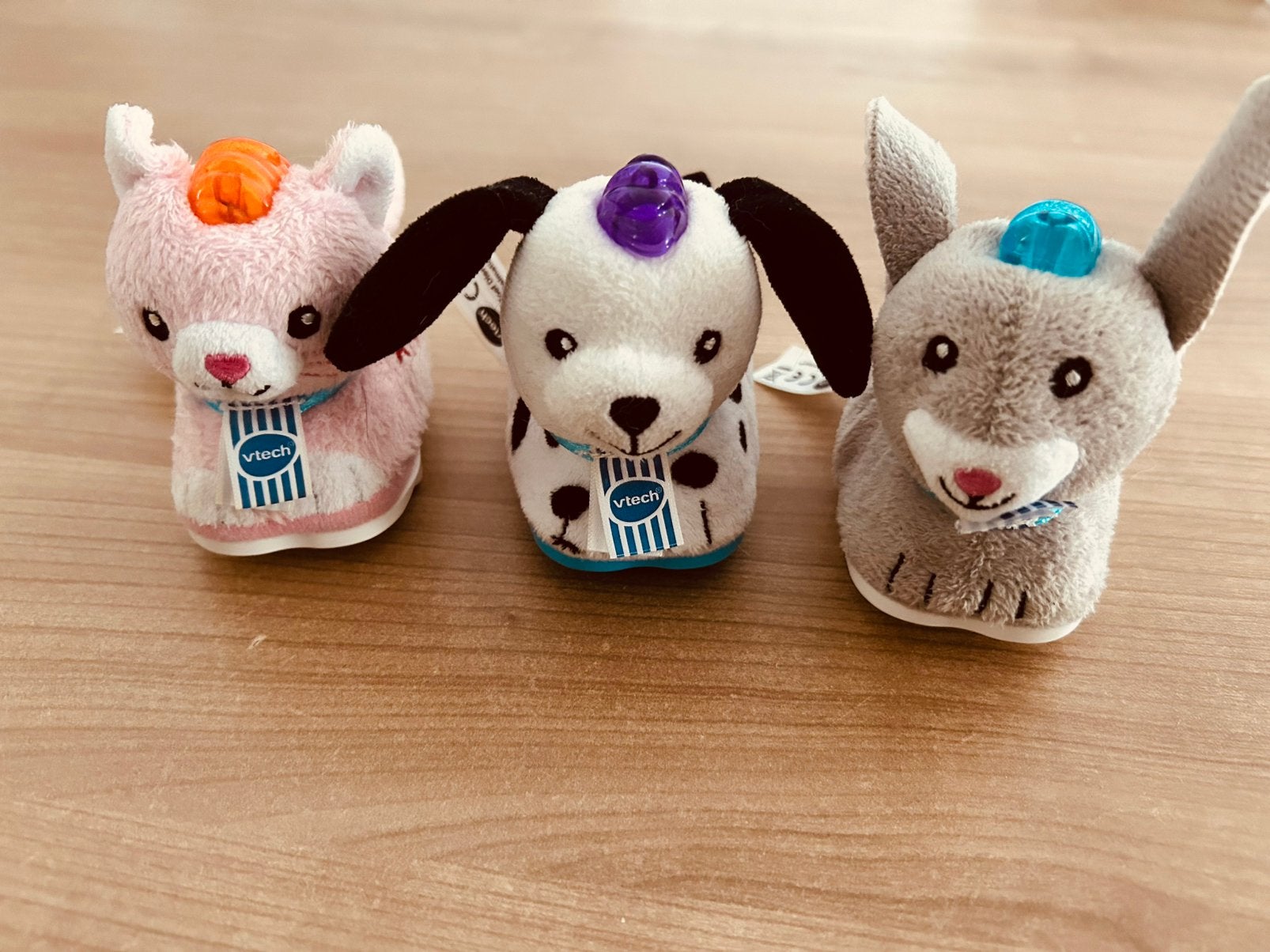 Vtech zoefzoef dieren 3 stuks pluche, Kinderen en Baby's, Speelgoed | Vtech, Ophalen, Zo goed als nieuw, 6 maanden tot 2 jaar