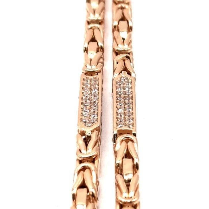 Gouden Koningsketting 14kt, Ophalen of Verzenden, Www.bredajuwelier.nl, Www.bredajuwelier.nl, Www.bredajuwelier.nl