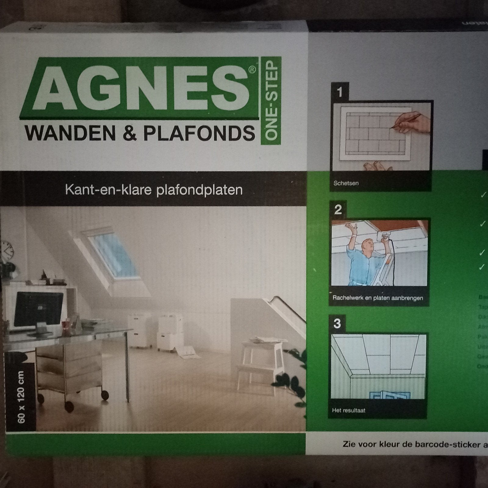 Agnes plafondplaten (fijne stuc), Ophalen, Nieuw, Overige materialen, Minder dan 20 mm