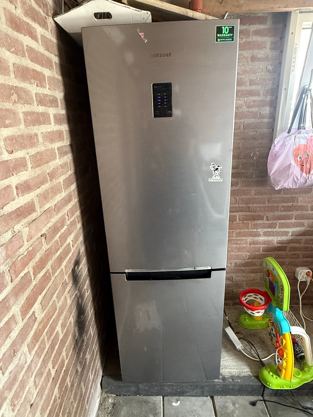 Samsung Koelkast Diepvries - No Frost, Digital Inverter, Witgoed en Apparatuur, Koelkasten en IJskasten, Gebruikt, 200 liter of meer