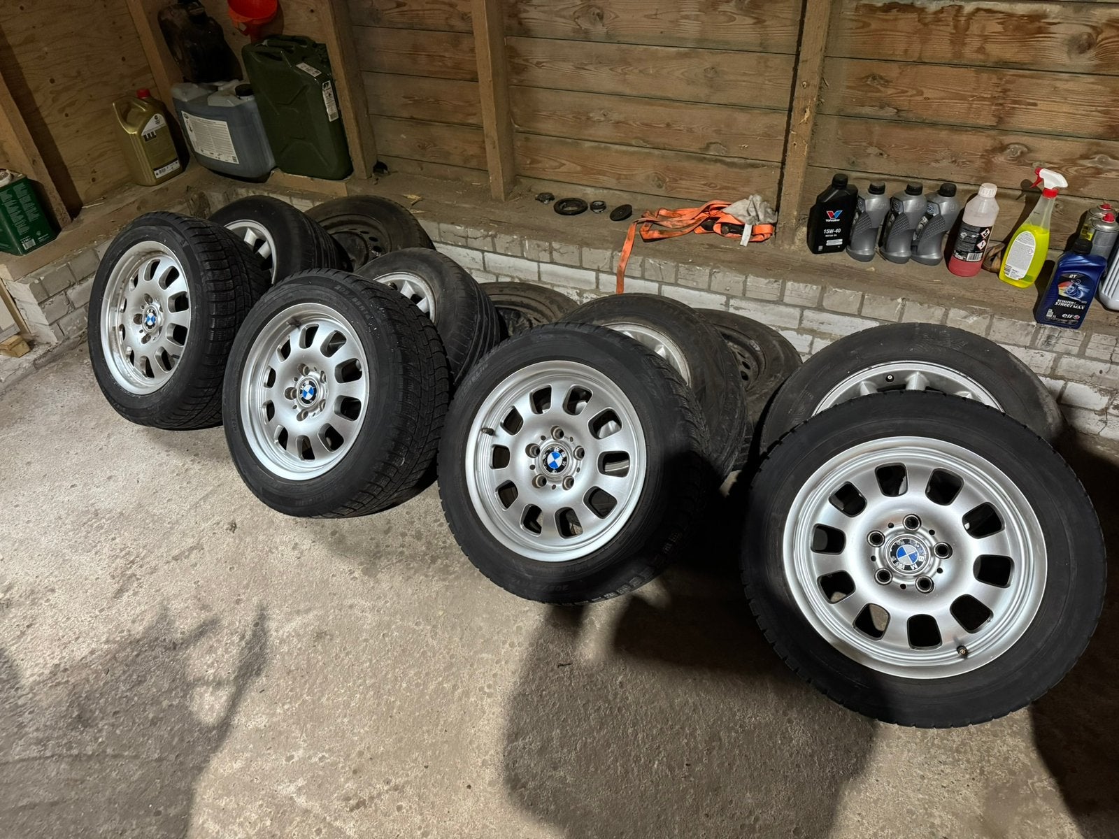 wielset BMW E46 Style 46 winterbanden en losse zomerbanden, Ophalen, Gebruikt, BMW