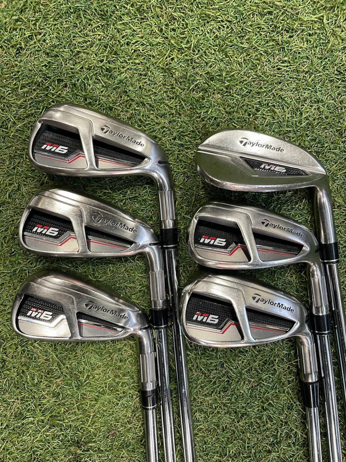 TaylorMade M6 ijzerset 6-9,pw,sw, Sport en Fitness, Golf, Overige merken, Set, Gebruikt, -