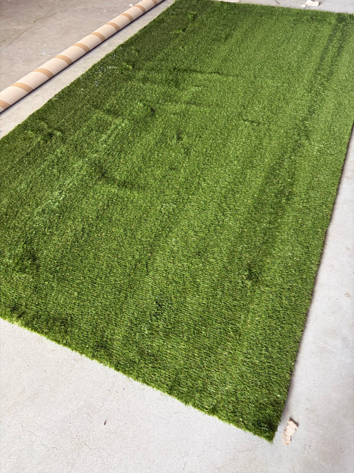 Restant gras tapijt 200 x 400 cm, Gebruikt, Matsu bv, Minder dan 10 m², Gras