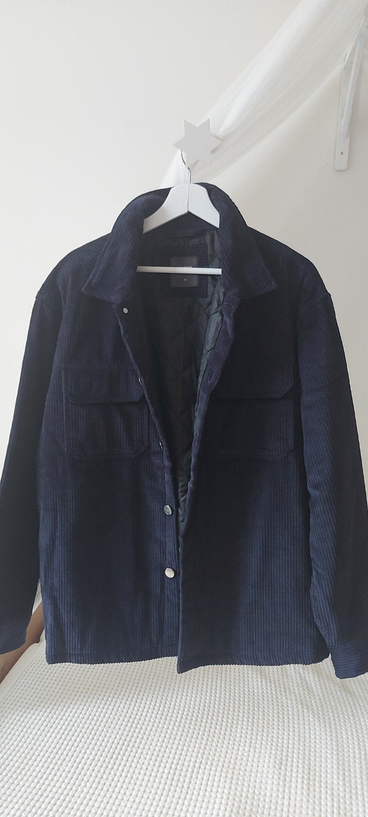 Nieuw Koton overshirt / shirtjack van katoencorduroy, maat M, Nieuw, Ophalen of Verzenden, Maat 48/50 (M), Blauw