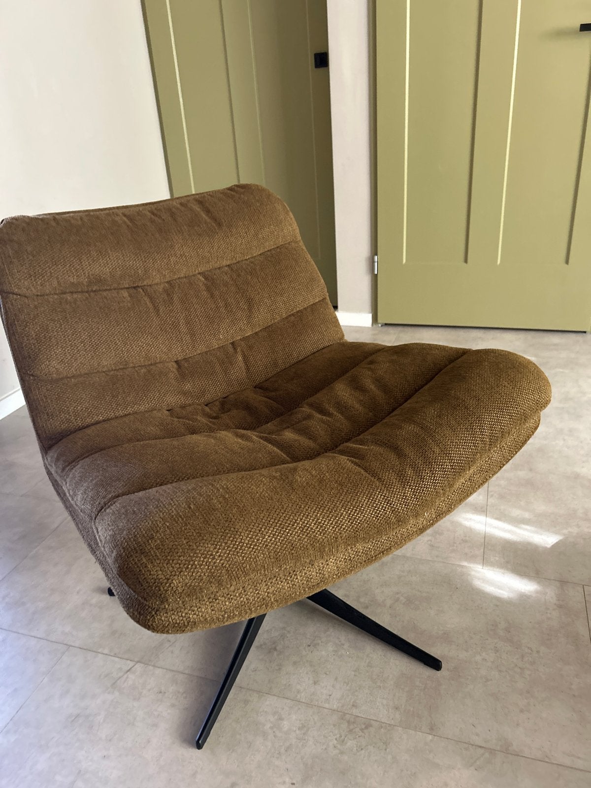 Twee Montèl draaifauteuils - Zo goed als nieuw, Huis en Inrichting, Fauteuils, Ophalen, Zo goed als nieuw, Stof
