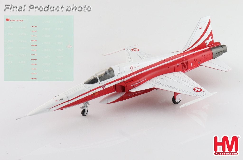 Northrop F-5E Tiger II Patrouille Suisse Hobby Master HA3379, Nieuw, Ophalen of Verzenden, Military-Models VJ Mendelssohnstraße 29 info@military-models-vj.de