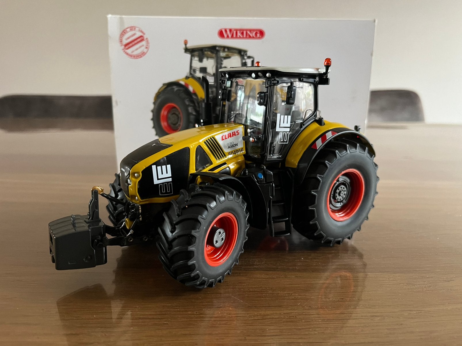 Claas Axion 930 tractor Leonard Weiss kleur Wiking, Ophalen of Verzenden, Nieuw, Tractor of Landbouw, Overige merken