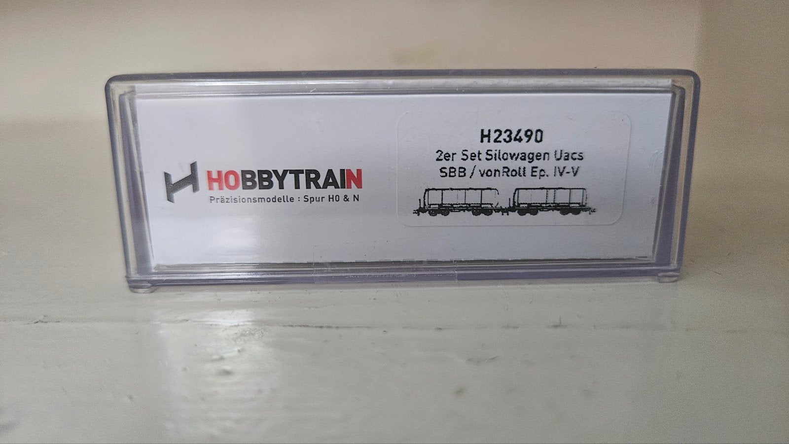 Hobbytrain H23490 2er Set Silowagen Uacs SBB/vonRoll, Overige merken, Gelijkstroom, Ophalen of Verzenden, Nieuw